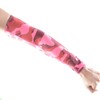 COOLOMG Manga Antideslizante para el Brazo, con Almohadilla Protectora Camuflaje/Rosado