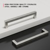 homdiy 10 Pack 5 Inch Brushed Nickel Cabinet Pulls Cabinet
