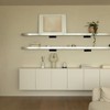 NAMYEUT Pack of 4 Floating Shelf Brackets, Triangle Shelf Brackets,