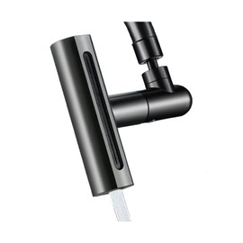 CONOB 4 in 1 Matte Black Kitchen Faucet Spray Head, Multifunction Aerator for Bathroom Sink Faucet, M22 Female Thread, 360 Swivel Smooth Rotation