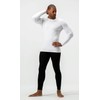 DEVOPS 2 Pack Men's Thermal Long Sleeve Compression Shirts (2X-Large,