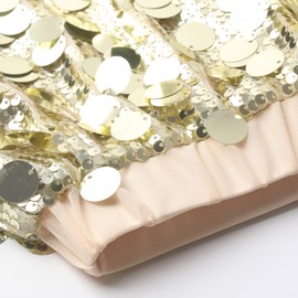 Sparkly Sequin Tight-Fitting Skirt with Short Lining for Girls Toddler & Kids II Little Girl's Elastic Waistband Mini Pencil Skirts,8Y