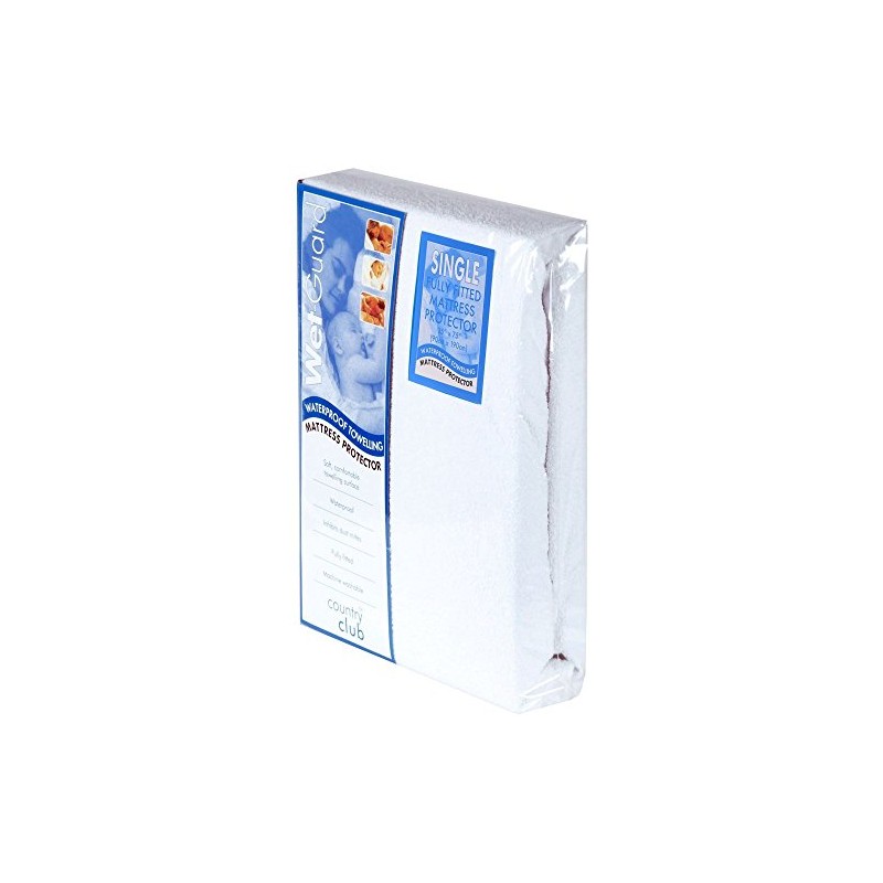 QPC Direct Wet - Guard Waterproof Terry Towelling Mattress Protector