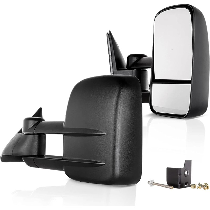 ORRIGEY Towing Side Mirrors Manual Telescoping For 1988-98 Chevy/GMC C/K