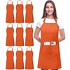 Utopia Kitchen 10 Pack Bib Apron, Unisex Adjustable Aprons with