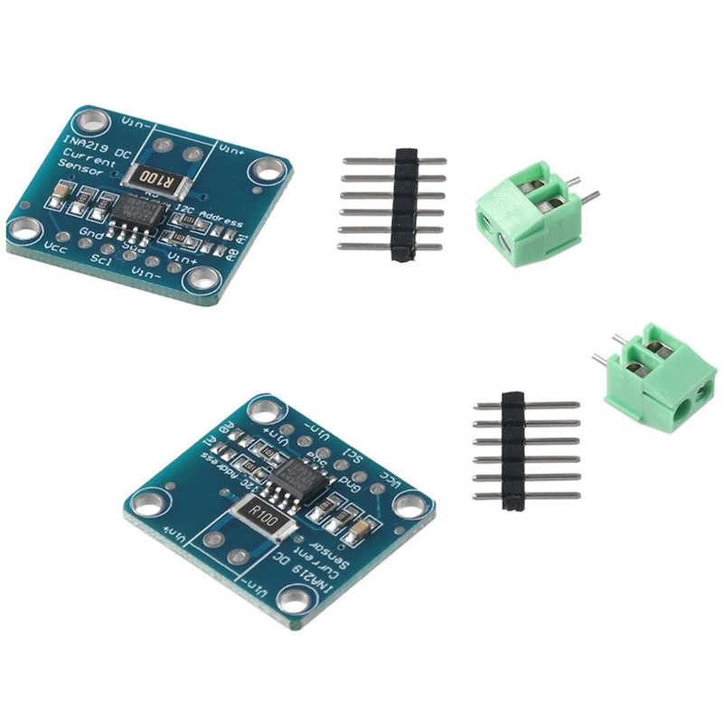 SHUATI 2Pcs INA219 I2C Interface, Bi-Directional DC Sensor, DIY Current