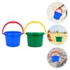 HEMOTON Beach Bucket Sand Bucket Pack of 2 Plastic Buckets