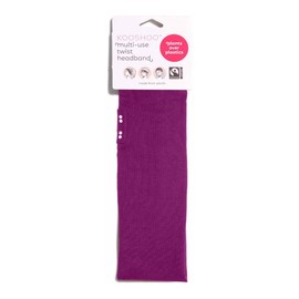 Kooshoo Organic Twist Headband - Wild Beet, 1 Pack