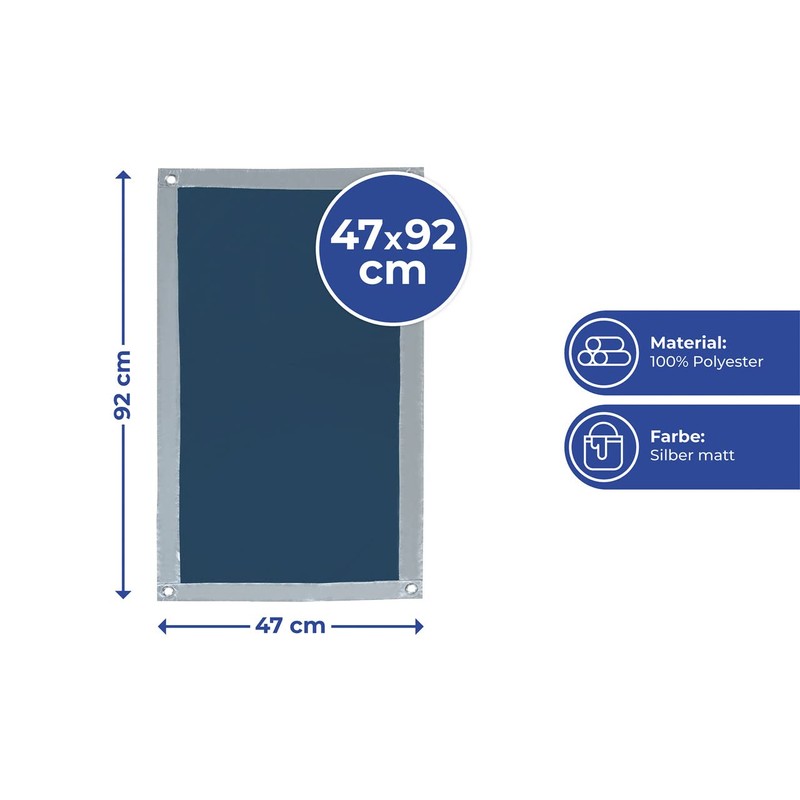 Maximex Window Sun Shade 47cm x 92cm Extra Strong Suction