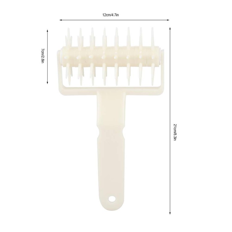 MOUMOUTEN Rolling Pin, Plastic Rolling Pin with Spikes, DIY Time-Saving