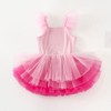 Tutu.kk Toddler Dance Leotards Sleeveless Tulle Ballet Skirt Ballerina Birthday
