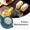 Kitchen 2-in-1 Sieve with Scale and Removable Measuring Cup, Strainer