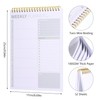 Thboxes Undated Weekly Planner Pad, 52 Sheets To Do List
