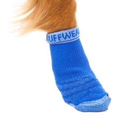 Ruffwear, Bark'n Boot Socks, Comfortable Dog Socks & Boot Liners, Blue Pool, 2.50 in/ 2.75 in