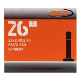 CST Cámara Cst 26x2.40/2.70 Válvula Americana 48mm Bicicleta Tipo De Válvula Schrader