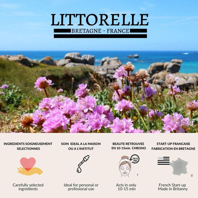 Littorelle Hydrogel Eye Pads with Cornflower Blossom Water - Moisturises,
