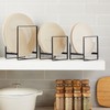 3 Piece Plate Organizer for Kitchen Cabinet, Shelf, 2 Sizes