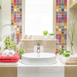 Ambiance RV-A0107_30 x 30 cm Tile Stickers, Acrylic, Catarina