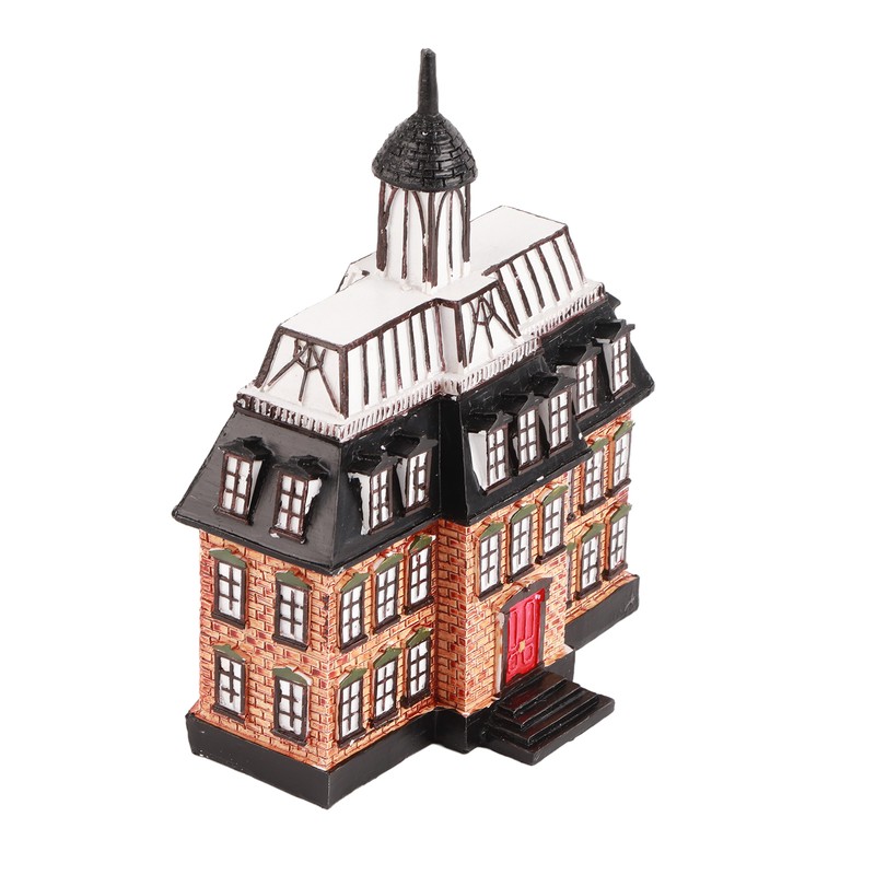 Christmas Vacation Holiday House LED Building Resin Craftsmanship Christmas Gift