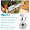 Atunee 3/8"-7T Clutch Drum Sprocket Rim Oil Pump Kit for