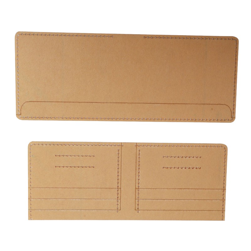 13 Pcs Leather Wallet Template Transparent Clear Acrylic Leather Template