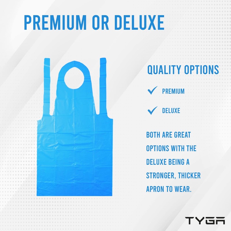 TYGA Store | Disposable Polythene Aprons, PPE Aprons Disposable -