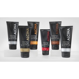 ALCINA Colour Shampoo Copper - 2 x 200 ml - Colour-Protecting Shampoo for Natural, Coloured and Highlighted Hair
