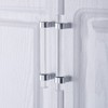 BonKuDoo 5 Pack Glass Drawer Pulls Crystal, Cabinet Handles, Kitchen