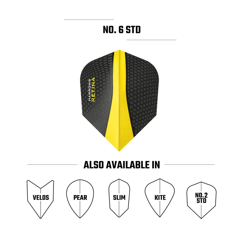 Harrows Retina Dart Flights - 100 Micron Extra Strong -