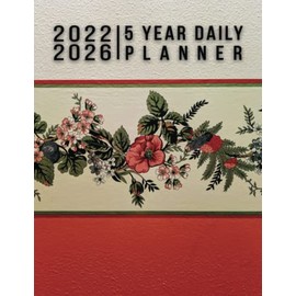 5 YEAR DAILY PLANNER 2022-2026: Elegant 60-Month Weekly and Monthly Event Schedule, Large Calendar with Holidays