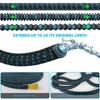 50 ft Expandable Garden Hose with 10-Function Spray Nozzle –