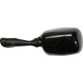 Emgo 20-78222 Carbon Finish Left Hand Side Replacement Mirror for Suzuki Hayabusa