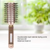 Anti-Static Hairdressing Comb, Double-Sided Nylon Bristle Hair Brush Styling Comb