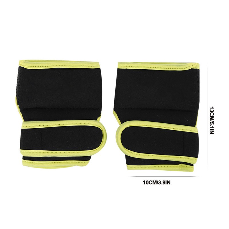 Sport Unisex Half Finger Weighted Gloves Sandbag Wrist Guard Equipment