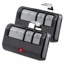 Universal Garage Door Opener Remote with Visor Clip, Works for 893LM 893Max 891LM 371LM 373LM 971LM 973LM LiftMaster Craftsman Chamberlain Garage Door Remote, 2 Packs