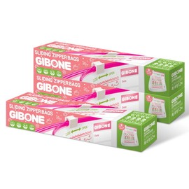 [To Basics] Standing slide zipper bag pink edition extra large 12 sheets 3 packs / [기본에] 스탠딩 슬라이드 지퍼백 핑크에디션 특대형 12매 3팩