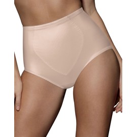 Bali womens Jacquard Mesh Tummy Panel Firm Control 2-pack Fajas Dfx710 shapewear briefs, Nude/Nude, XX-Large US