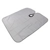 Hair Cut Cape Striped Polyester Waterproof Smooth Surface Neckline Adjustable