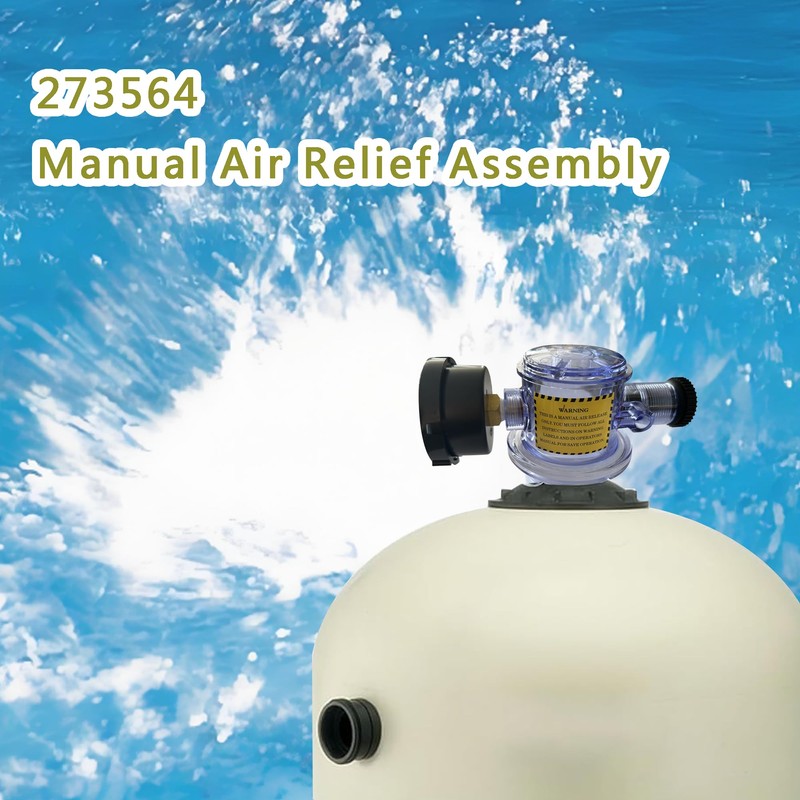 LisFaxbo 273564 273564Z Manual Air Relief Assembly Replacement for Triton
