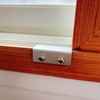 2-Hole Sash Window Safety Lock Door Stopper 3ea