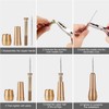 LYSAIMG 4 Needles Hand Stitcher Sets,4 Pieces Canvas Leather Sewing