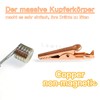 Copper Alligator Electric Clips 45 mm Red 8 Black 8
