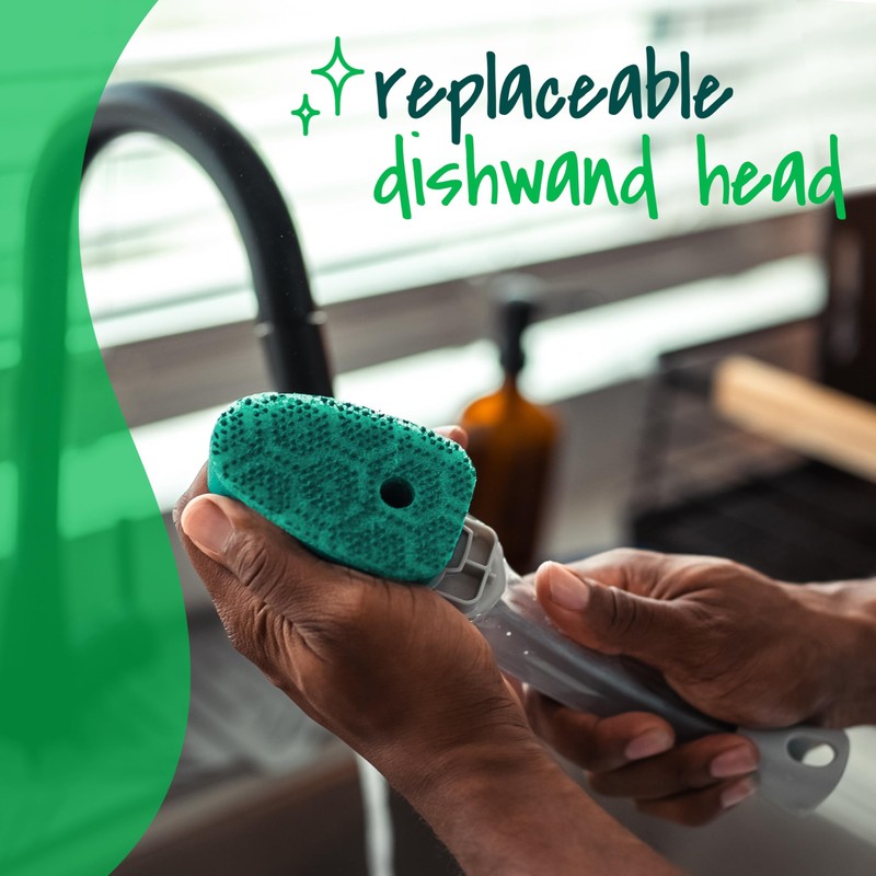 Scotch-Brite Odor Resist Heavy Duty Dishwand Refills , 2 each/pack,
