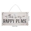 Decorative Wooden Sign Novel Waterproof Table Sign Hanging Decoration with