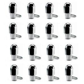 16 pcs Eagle Dually Wheel Rim Chrome Lug Nut Long Mag Shank with Washer 14x1.5
