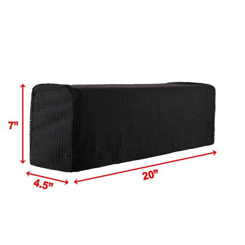 CM Anti-Slip Sofa Armrest Slipcover Anti-dust Armchair Stretch Cover for