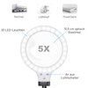 5 Fache Vergrößerung LED Lupenleuchte mit Klemm mit Smart Touch