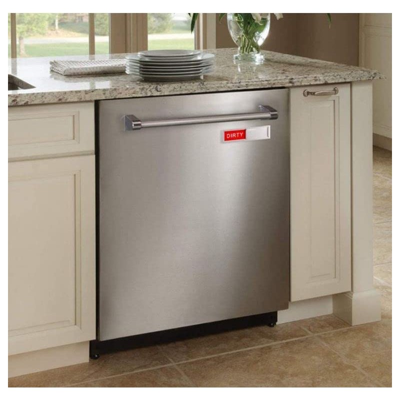 Clean Dirty Dishwasher Magnet [Choose your language] - Easy to