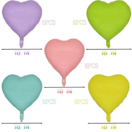 25PCS Heart Balloons,18 inch Balloons Heart Shape Balloons,Heart Party Decorations,Suitable for Baby Shower Wedding Birthday Party Decorations
