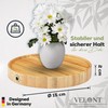 VELONT Round Wall Shelf, Diameter 15 cm, Set of 2,